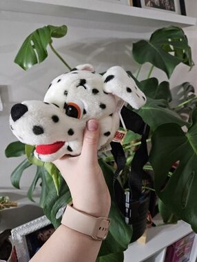 Vintage 90s 101 Dalmatians Chuld Size Fanny Pack Belt Bag Plush